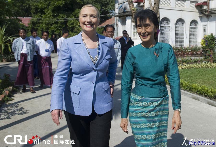 希拉里与昂山素季