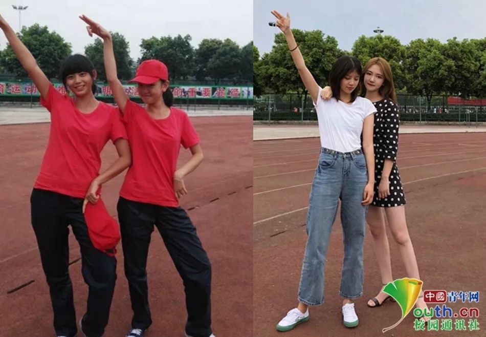 毕业生晒大一大四对比照大学简直就是美容院 毕业生晒大一大四对比照大学简直就是美容院