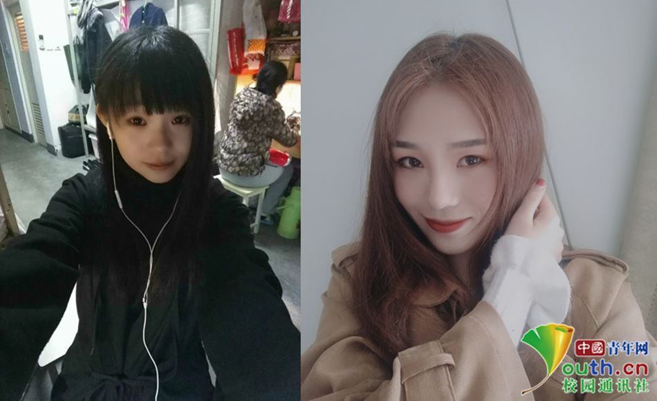 毕业生晒大一大四对比照大学简直就是美容院 毕业生晒大一大四对比照大学简直就是美容院