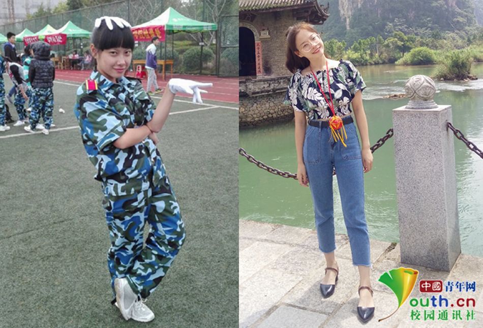 毕业生晒大一大四对比照大学简直就是美容院 毕业生晒大一大四对比照大学简直就是美容院