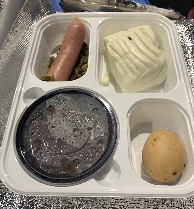 出舱当天的早餐