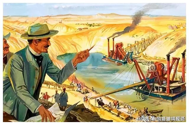 1858年,法国修筑苏伊士运河 1858年,法国修筑苏伊士运河