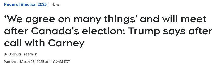 特朗普与卡尼首次通话！态度大转变