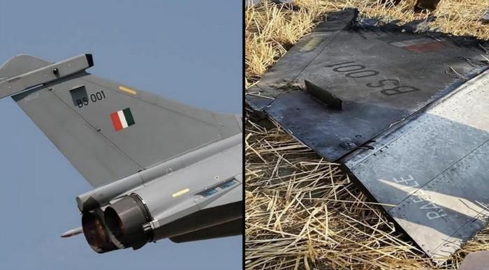 “阵风”战斗机残骸 “阵风”战斗机残骸