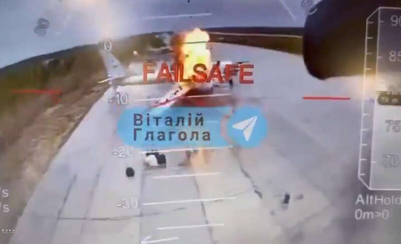 乌克兰安全局发布的视频截图 乌克兰安全局发布的视频截图