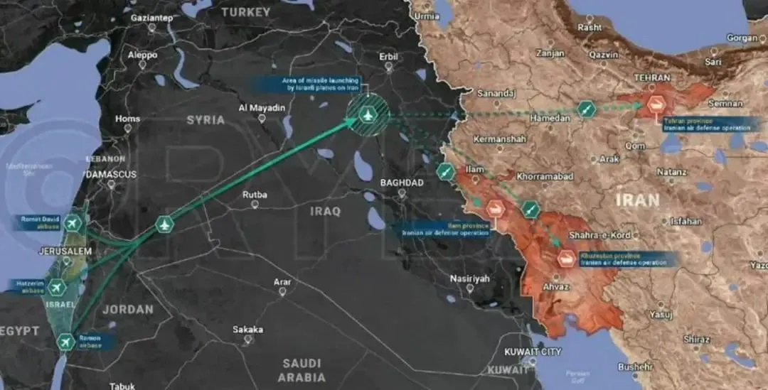 以色列此次空袭采用了多层次战术组合 以色列此次空袭采用了多层次战术组合
