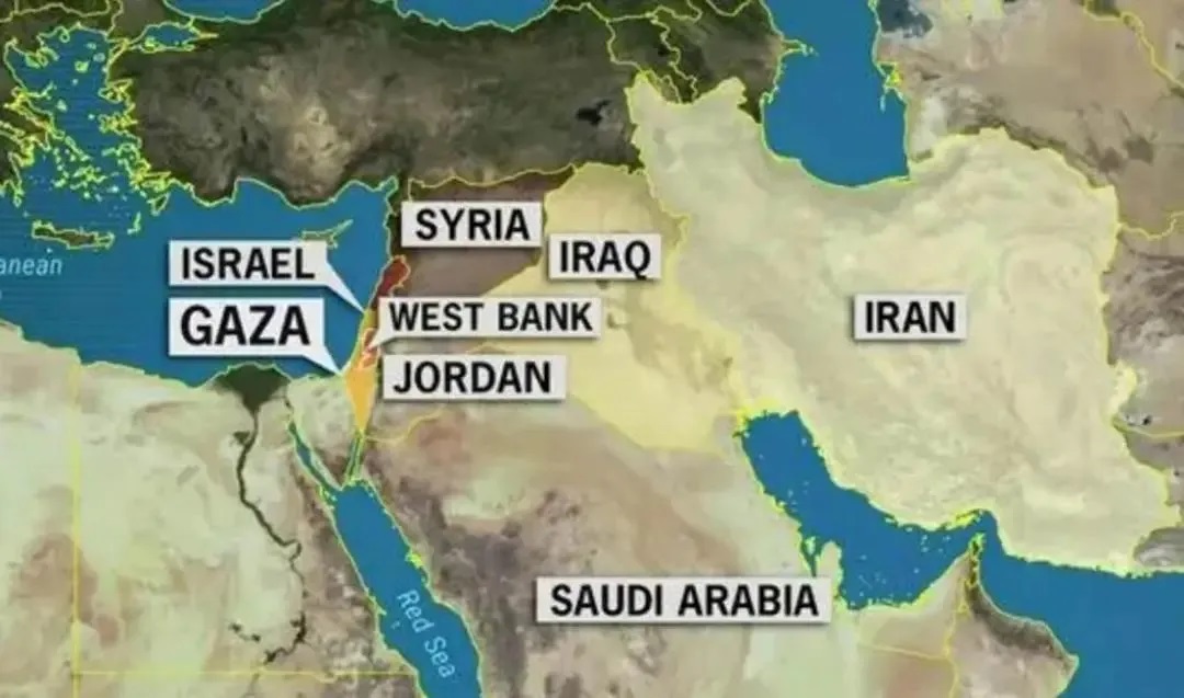 中东国家地图 中东国家地图